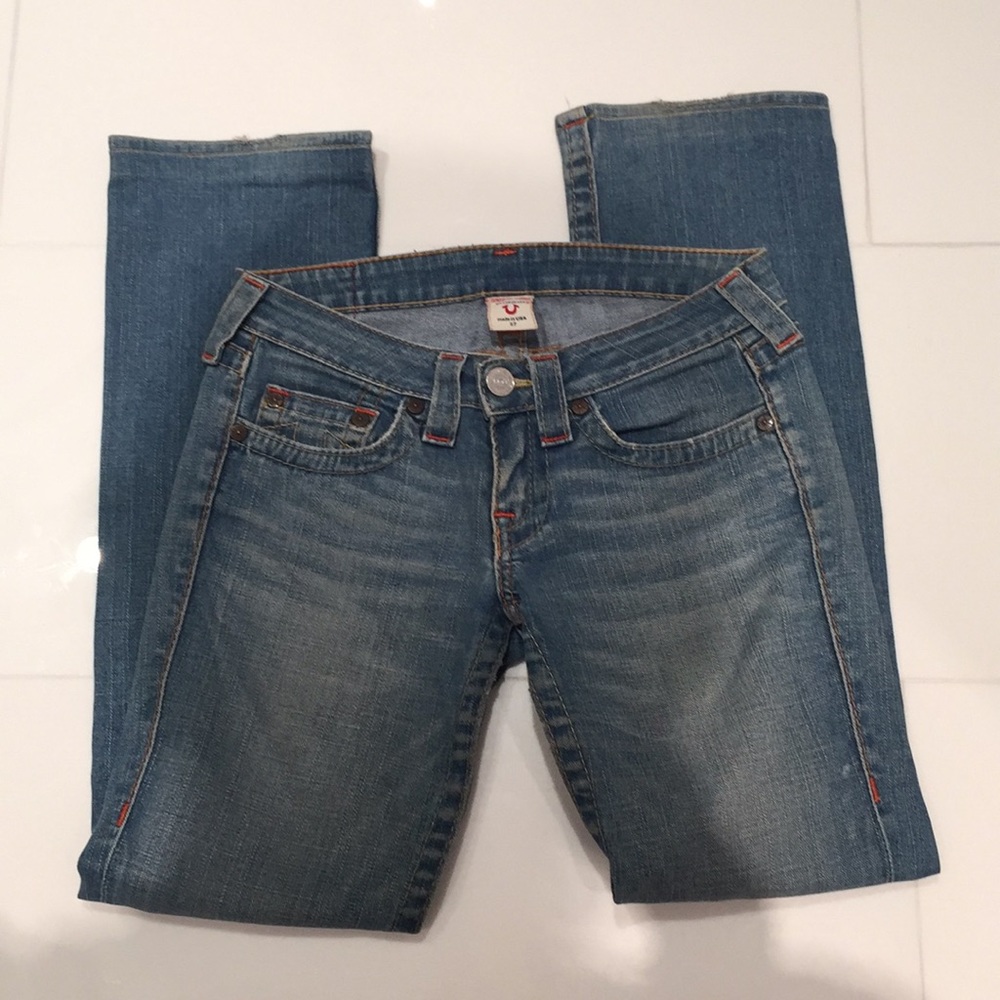 LIKE NEW light wash jeans